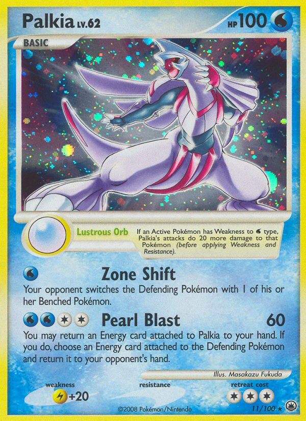 Palkia (11/100) [Diamond & Pearl: Majestic Dawn] Reverse Holofoil