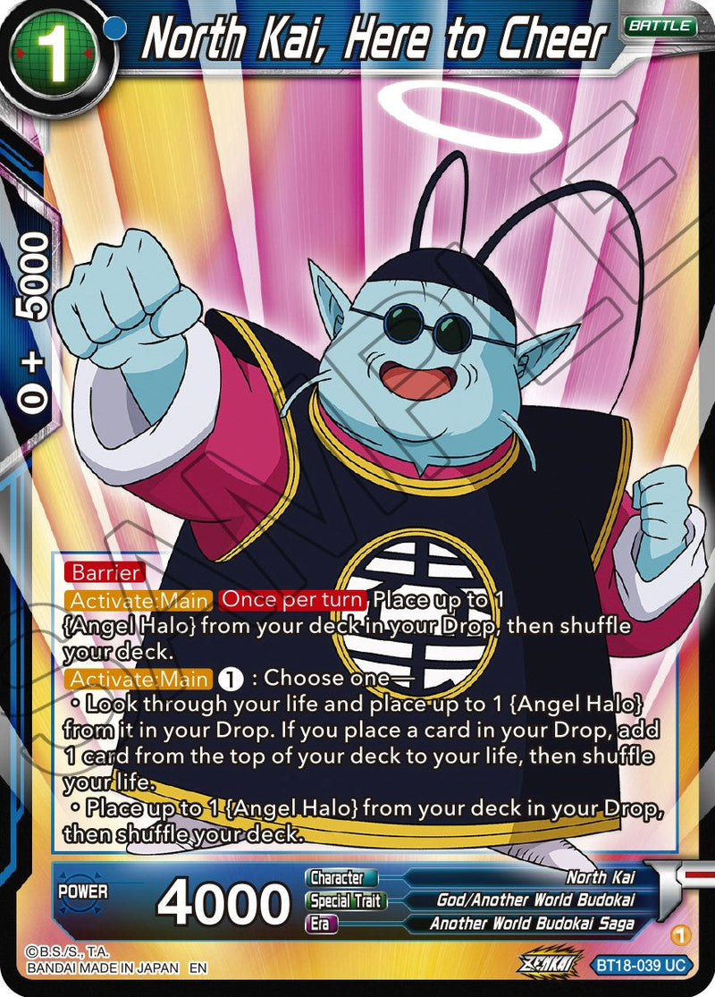 North Kai, Here to Cheer (BT18-039) [Dawn of the Z-Legends] Parallel Foil