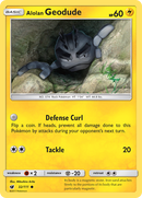 Alolan Geodude (32/111) [Sun & Moon: Crimson Invasion] Reverse Holofoil