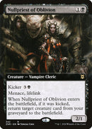Nullpriest of Oblivion (Extended Art) [Zendikar Rising] Foil