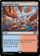 Spirebluff Canal [Outlaws of Thunder Junction] Foil