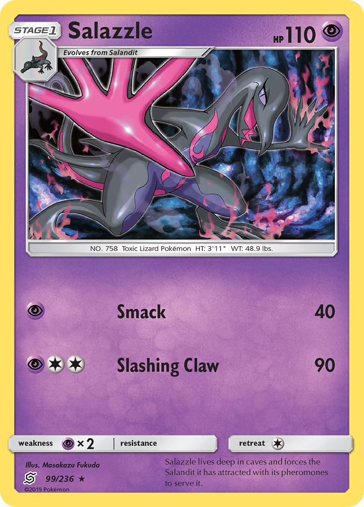 Salazzle (99/236) [Sun & Moon: Unified Minds] Reverse Holofoil