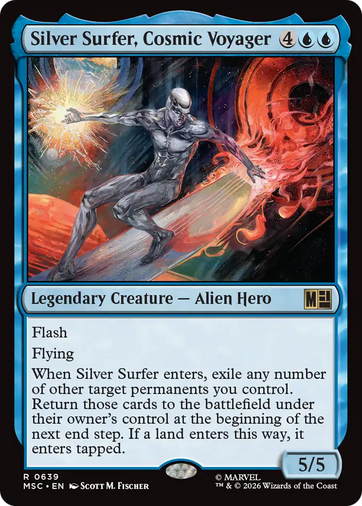 Silver Surfer, Cosmic Voyager [Marvel Super Heroes Commander] Foil