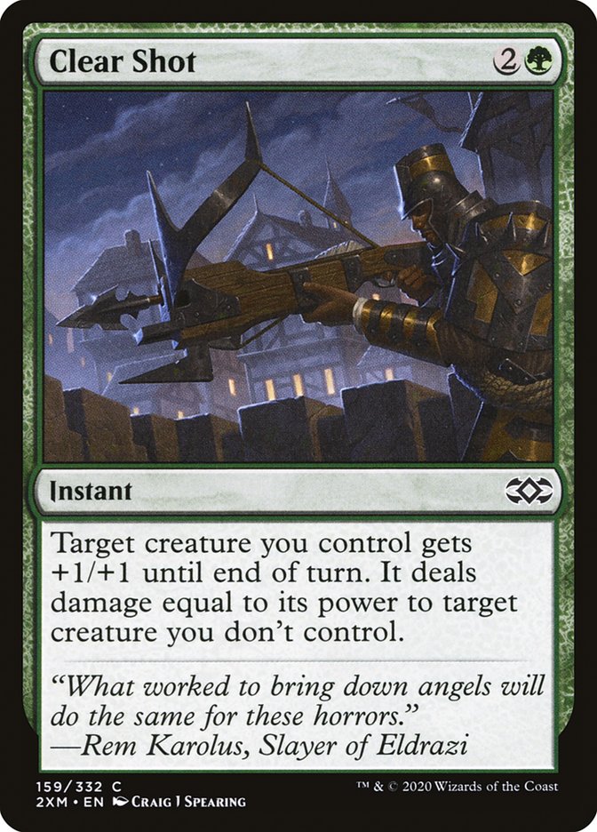 Clear Shot [Double Masters] Foil