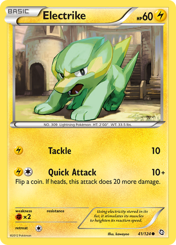 Electrike (41/124) [Black & White: Dragons Exalted] Reverse Holofoil