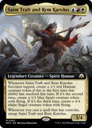 Saint Traft and Rem Karolus (Extended Art) [March of the Machine Commander] Foil