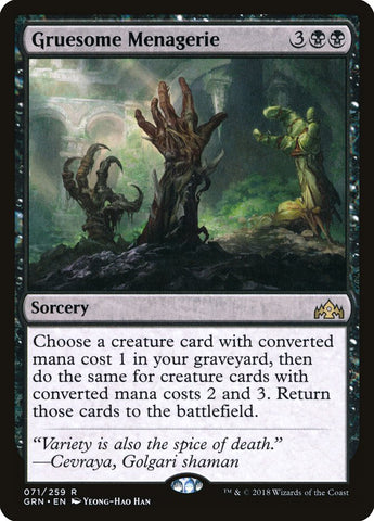 Gruesome Menagerie [Guilds of Ravnica] Foil