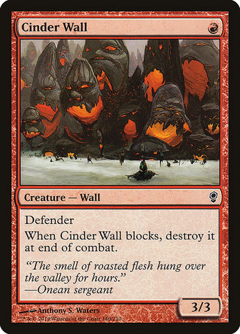 Cinder Wall [Conspiracy] Foil