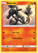 Salandit (25/156) [Sun & Moon: Ultra Prism] Reverse Holofoil