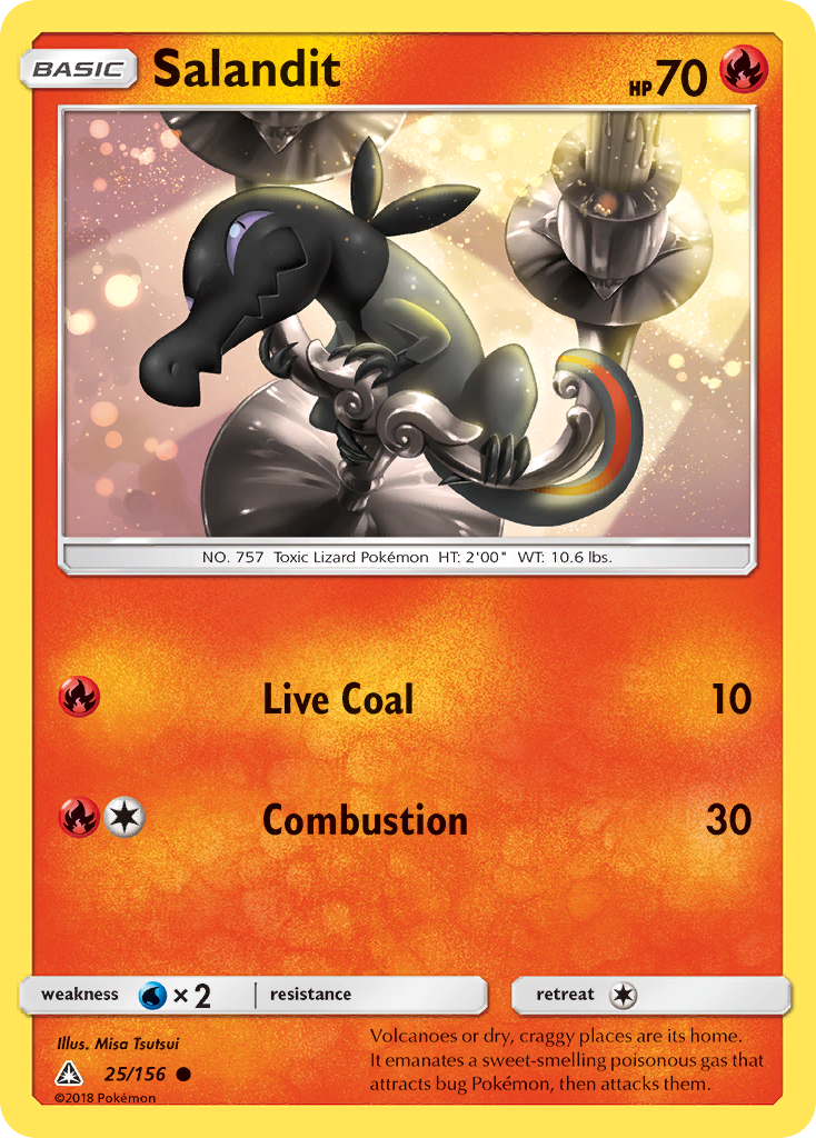 Salandit (25/156) [Sun & Moon: Ultra Prism] Reverse Holofoil