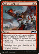 Traitorous Greed [Core Set 2021] Foil