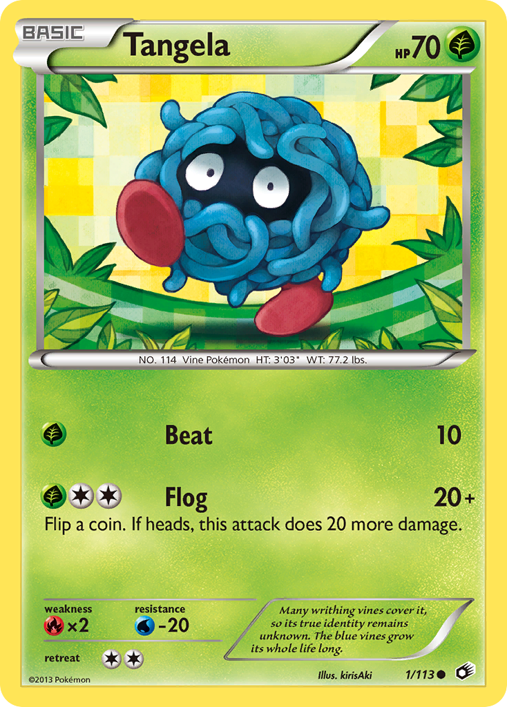 Tangela (1/113) [Black & White: Legendary Treasures] Reverse Holofoil