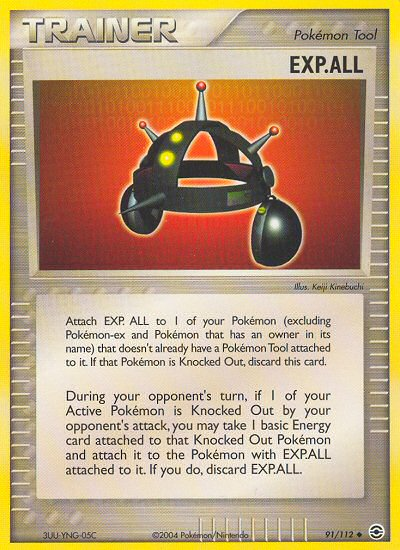 EXP.ALL (91/112) [EX: FireRed & LeafGreen] Reverse Holofoil