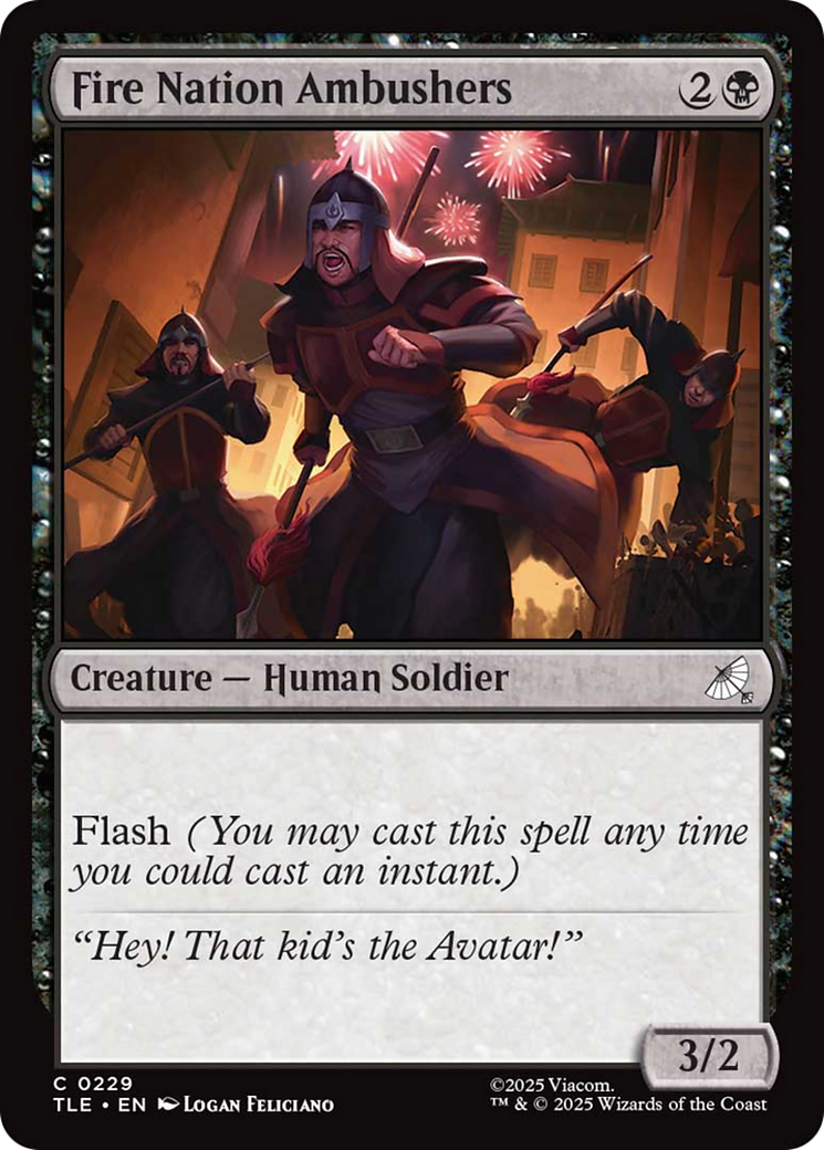Fire Nation Ambushers [Avatar: The Last Airbender: Eternal-Legal] Foil