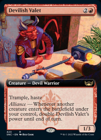 Devilish Valet (Extended Art) [Streets of New Capenna] Foil