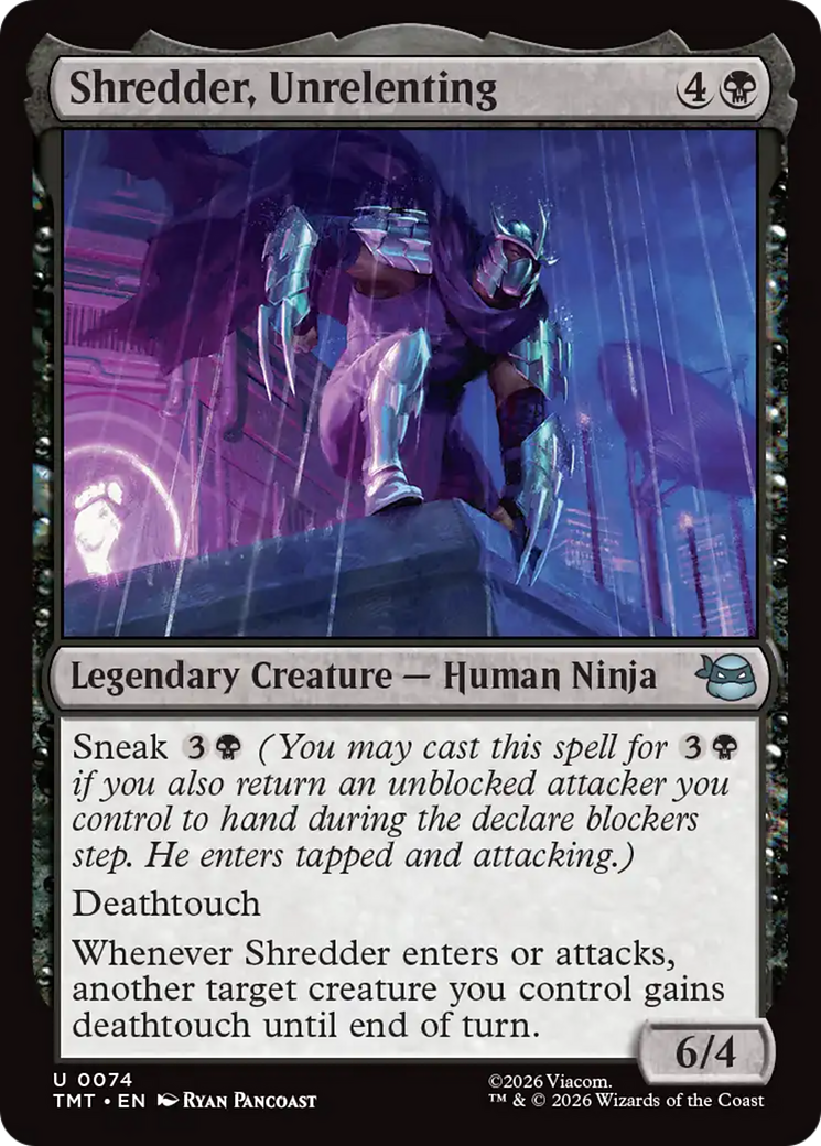 Shredder, Unrelenting [Teenage Mutant Ninja Turtles] Foil