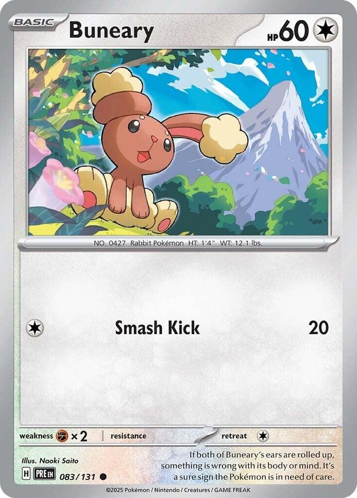 Buneary (083/131) [Scarlet & Violet: Prismatic Evolutions] Reverse Holofoil