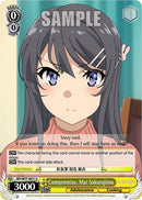 Compromise, Mai Sakurajima [Rascal Does Not Dream of a Dreaming Girl]