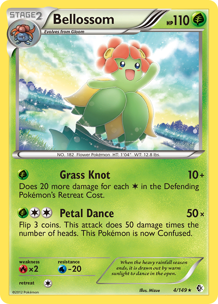 Bellossom (4/149) [Black & White: Boundaries Crossed] Reverse Holofoil