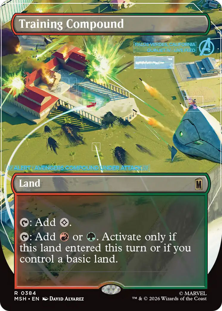 Training Compound (Borderless) [Marvel Super Heroes] Foil