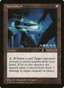Cursed Scroll (Oversized) [Oversize Cards] Foil
