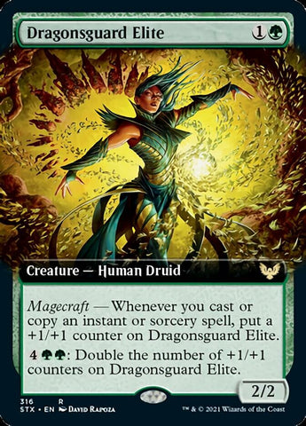 Dragonsguard Elite (Extended Art) [Strixhaven: School of Mages] Foil
