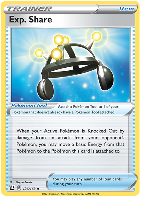 Exp. Share (126/163) [Sword & Shield: Battle Styles] Reverse Holofoil