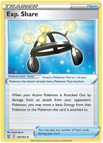 Exp. Share (126/163) [Sword & Shield: Battle Styles] Reverse Holofoil