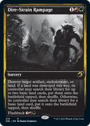 Dire-Strain Rampage [Innistrad: Double Feature] Foil