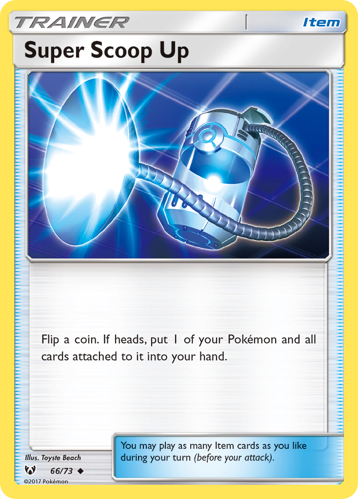 Super Scoop Up (66/73) [Sun & Moon: Shining Legends] Reverse Holofoil