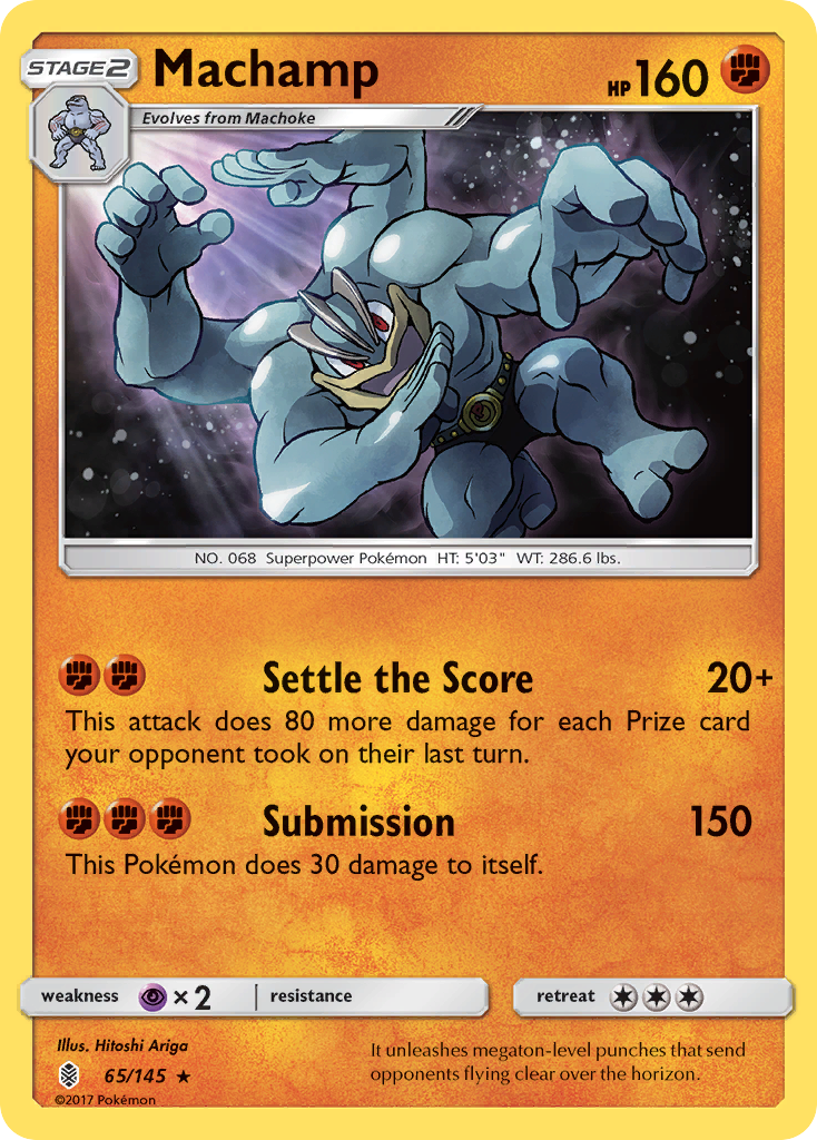 Machamp (65/145) [Sun & Moon: Guardians Rising] Reverse Holofoil