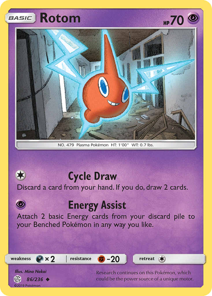 Rotom (86/236) [Sun & Moon: Cosmic Eclipse] Reverse Holofoil