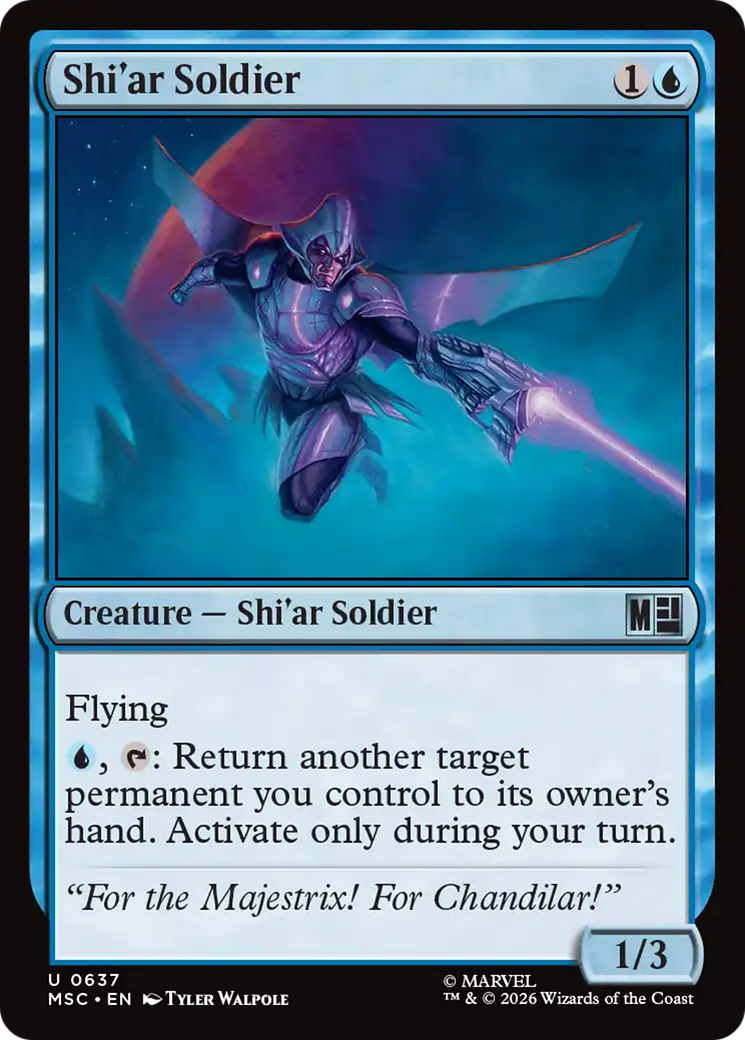 Shi'ar Soldier [Marvel Super Heroes Commander] Foil