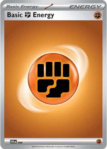 Fighting Energy (006) [Scarlet & Violet: Base Set] Reverse Holofoil