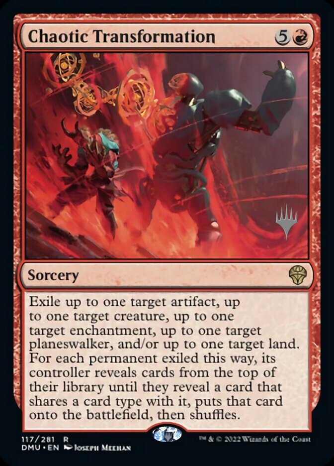 Chaotic Transformation (Promo Pack) [Dominaria United Promos] Foil