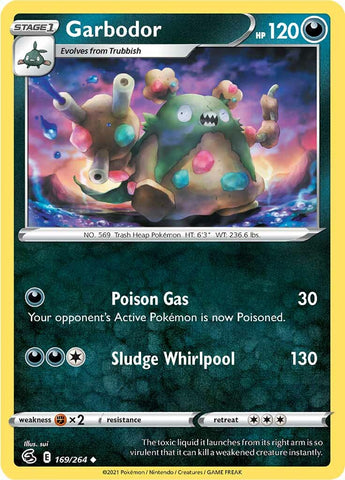 Garbodor (169/264) [Sword & Shield: Fusion Strike] Reverse Holofoil