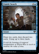 Frantic Search [Commander Masters] Foil