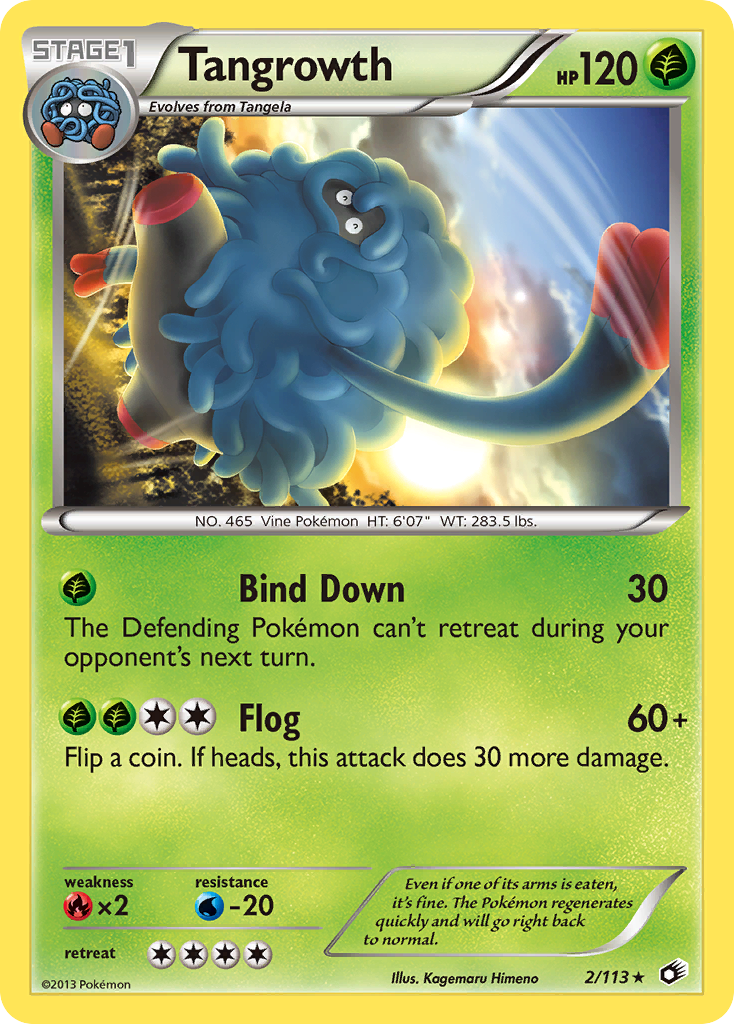 Tangrowth (2/113) [Black & White: Legendary Treasures] Reverse Holofoil