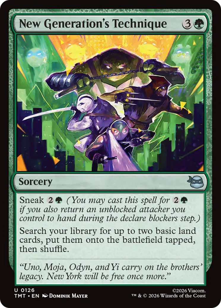 New Generation's Technique [Teenage Mutant Ninja Turtles] Foil
