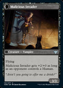 Innocent Traveler // Malicious Invader [Innistrad: Crimson Vow] Foil