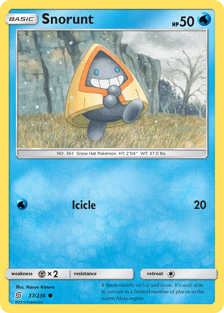 Snorunt (37/236) [Sun & Moon: Unified Minds] Reverse Holofoil