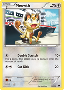 Meowth (80/99) [Black & White: Next Destinies] Reverse Holofoil