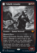 Volatile Arsonist // Dire-Strain Anarchist [Innistrad: Double Feature] Foil