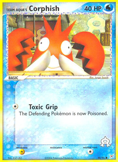 Team Aqua's Corphish (50/95) [EX: Team Magma vs Team Aqua] Reverse Holofoil