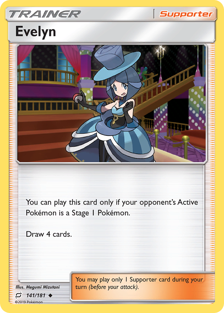 Evelyn (141/181) [Sun & Moon: Team Up] Reverse Holofoil