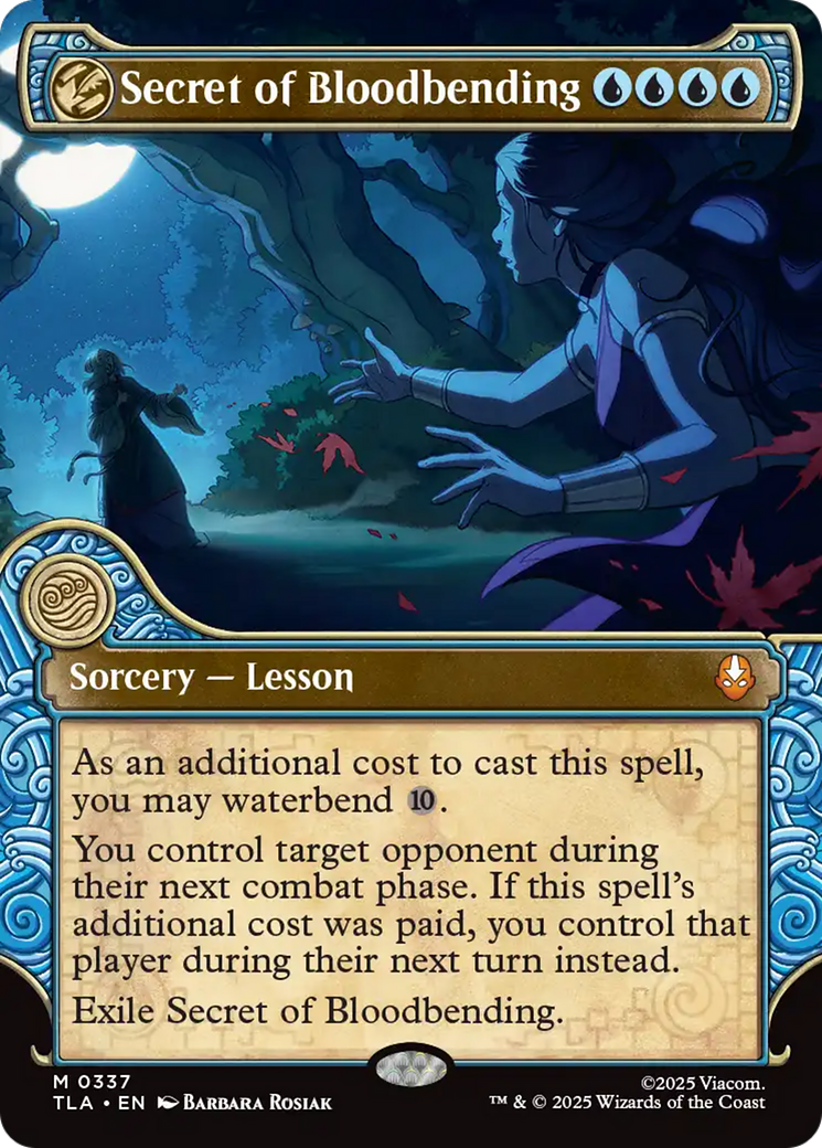 Secret of Bloodbending (Showcase) [Avatar: The Last Airbender] Foil