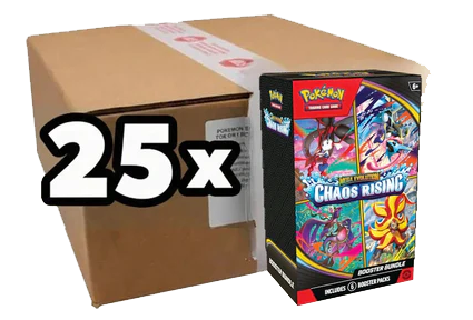 (Pre-Order Wave 2 - Ships in a few weeks) Mega Evolution: Chaos Rising Booster Bundle Case of 25