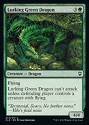 Lurking Green Dragon [Commander Legends: Battle for Baldur's Gate] Foil