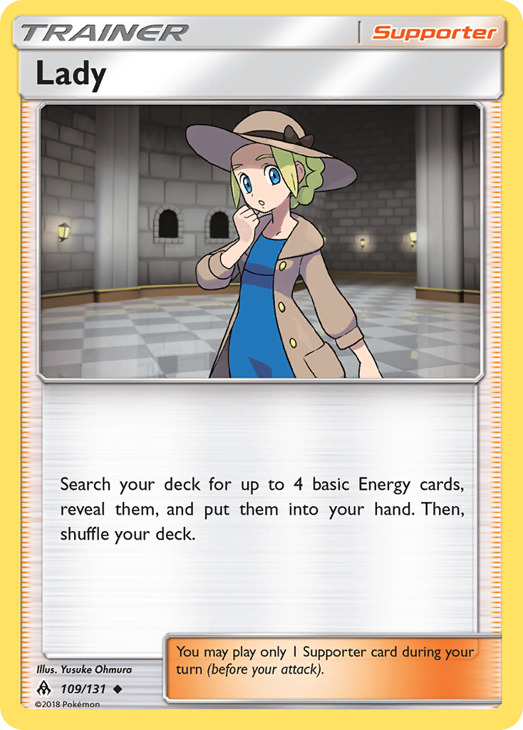 Lady (109/131) [Sun & Moon: Forbidden Light] Reverse Holofoil