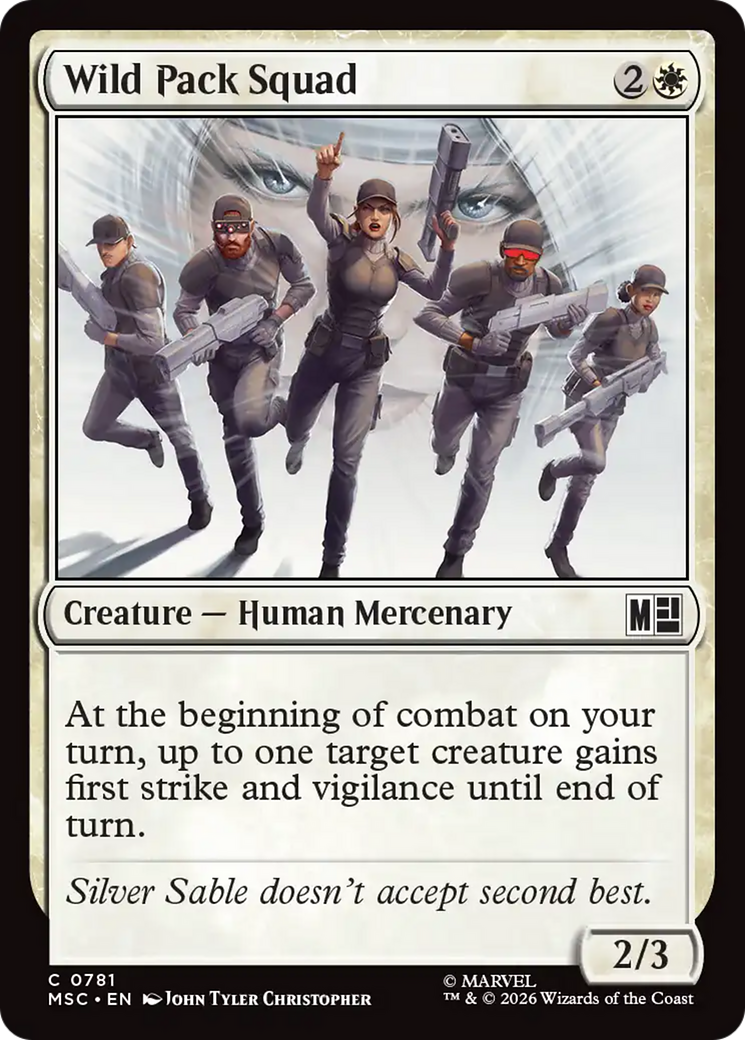 Wild Pack Squad [Marvel Super Heroes Commander] Foil